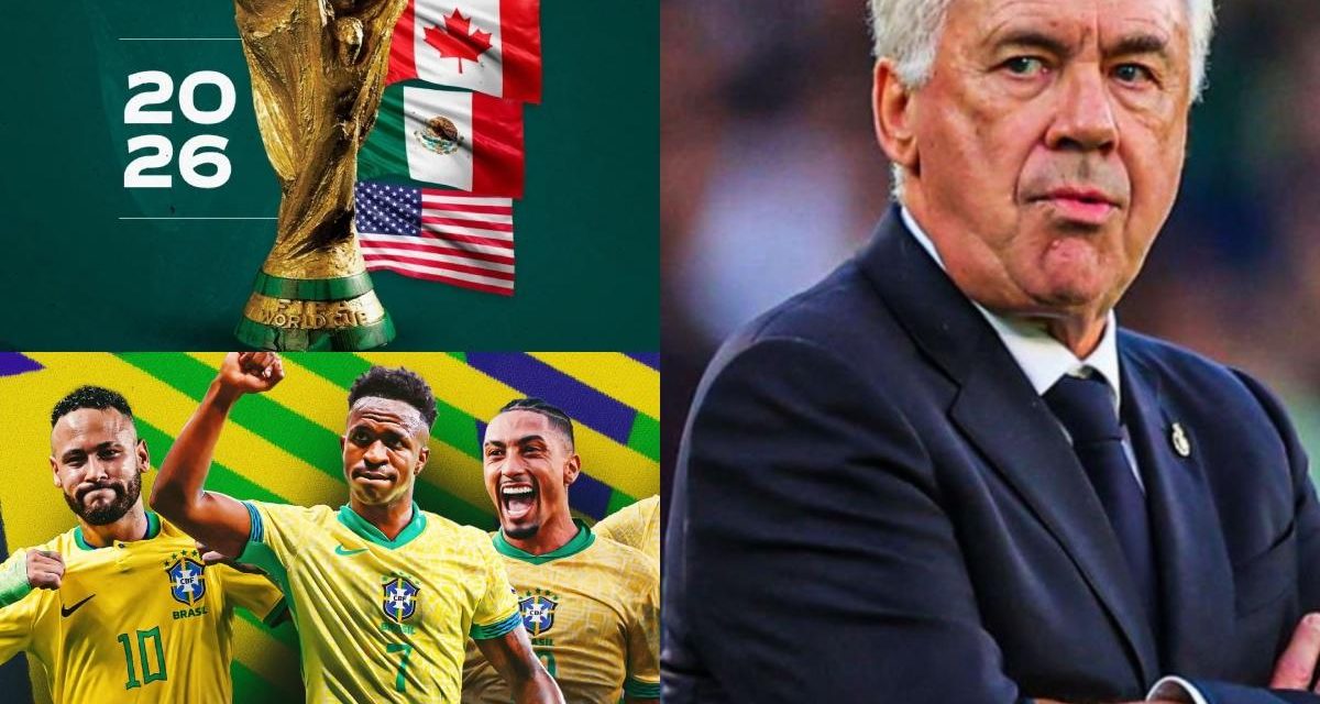 Ancelotti con un gran problema previo a su primera convocatoria en Brasil: Neymar, Vinicius y Raphinha involucrados