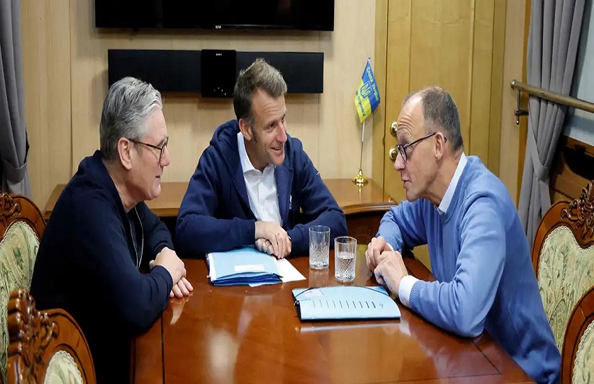 Merz, Macron, Starmer y Tusk presionan a Moscú por tregua