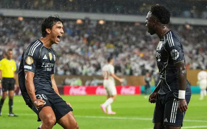 Real Madrid goleó al RB Salzburg y clasificó a octavos del Mundial de Clubes