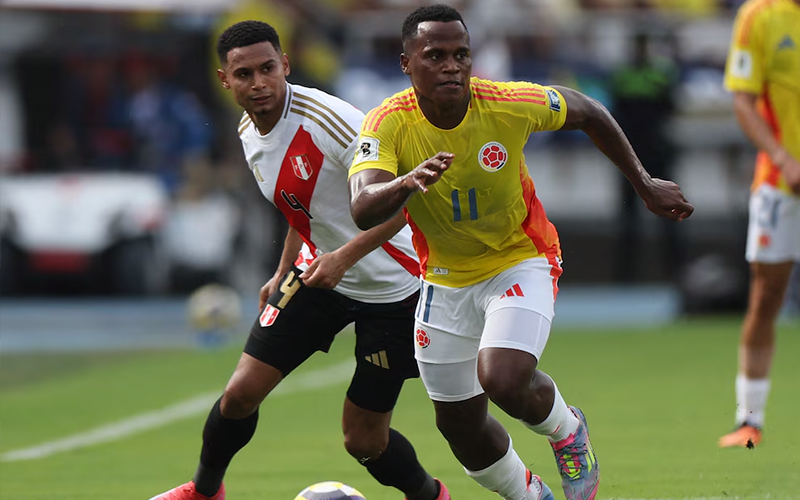 Colombia empató 0-0 con Perú y no pudo seguir escalando en las Eliminatorias al Mundial 2026