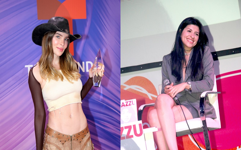 Belinda celebra el éxito de la gira de Cazzu en México