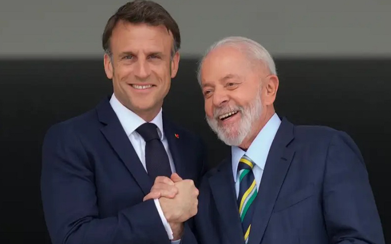 Emmanuel Macron recibirá a Lula da Silva el jueves en París
