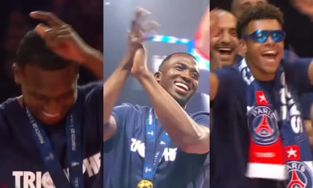 Pacho brilla en la celebración del PSG: entrada al ritmo de ‘NUEVA YoL’ de Bad Bunny