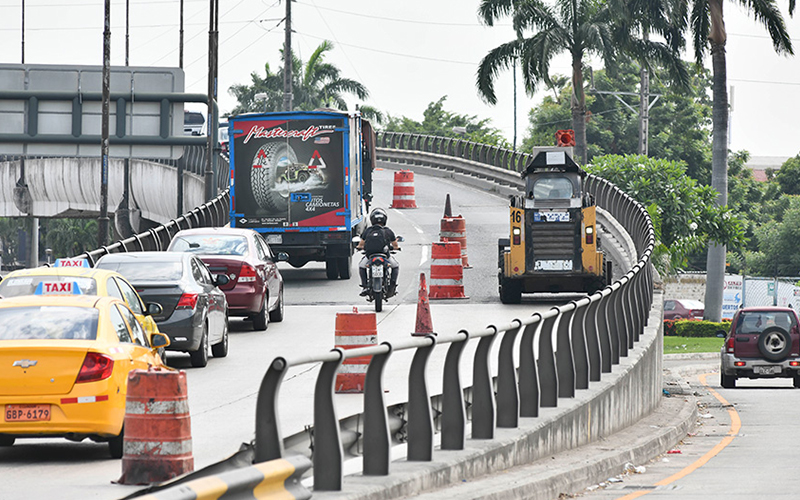 Mantenimiento de juntas en los pasos elevados de la Av. Pedro Menéndez se hará con cierres nocturnos