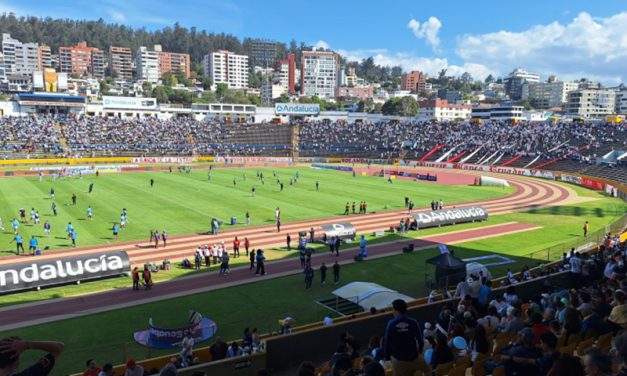 Alcalde de Quito, Pabel Muñoz, habla de una alianza con el sector privado para administrar el estadio Olímpico Atahualpa