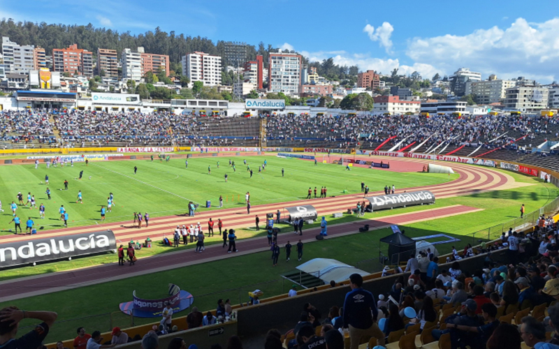 Alcalde de Quito, Pabel Muñoz, habla de una alianza con el sector privado para administrar el estadio Olímpico Atahualpa