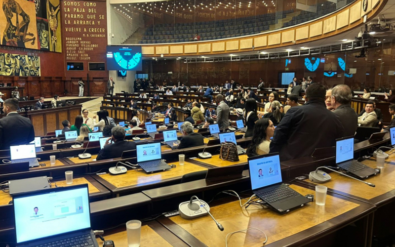 Reforma al Código de la Democracia: correísmo y ADN se abstienen de votar y la sesión se suspende