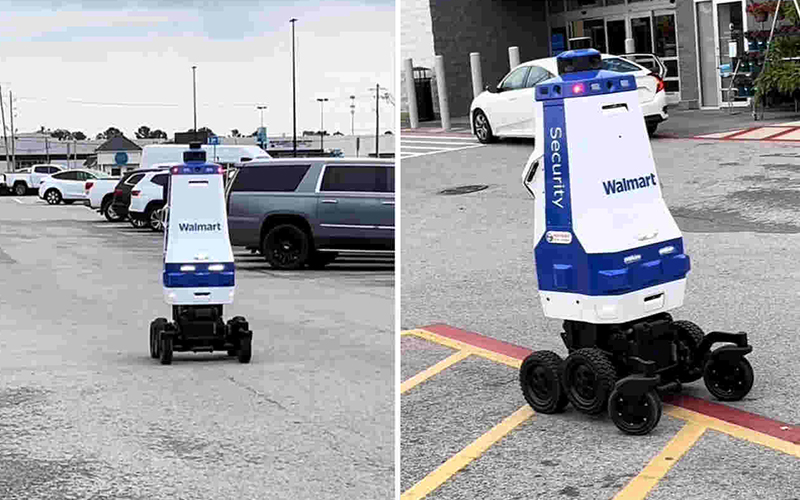 Ahora los robots son los nuevos guardias de seguridad en Walmart: este es el video