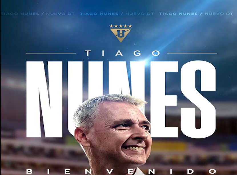 Liga de Quito anuncia a Tiago Nunes como su nuevo director técnico