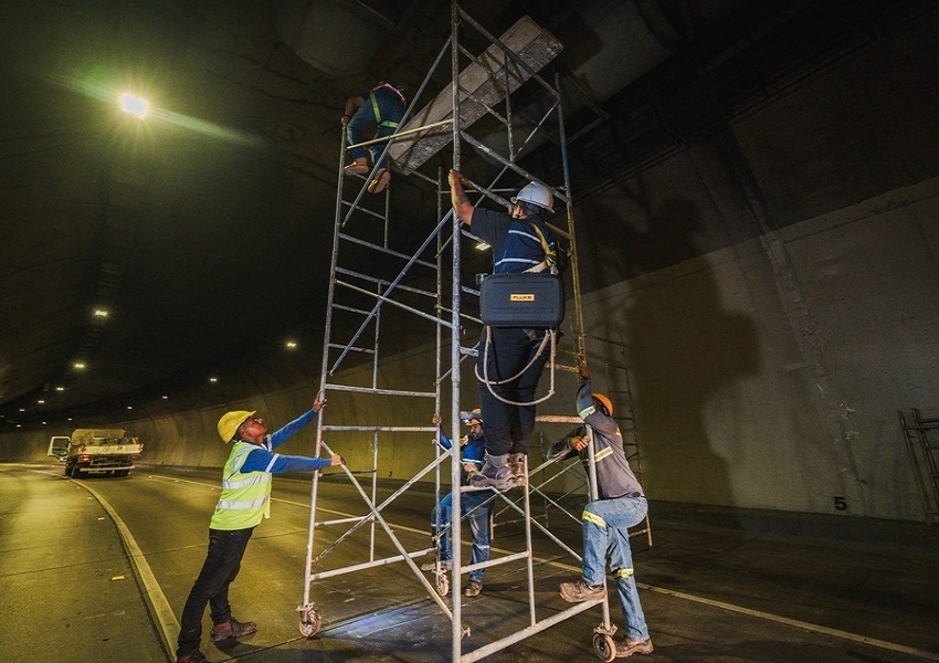 Concluye intervención en túnel del cerro del Carmen dentro de estrategia integral de mantenimiento vial