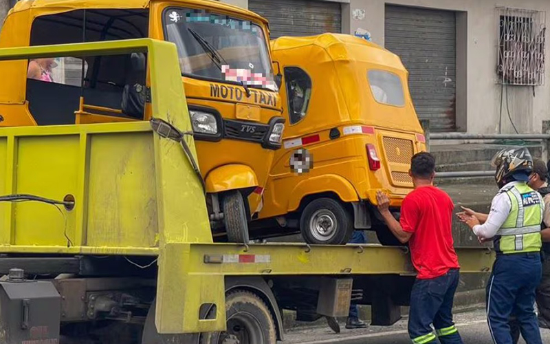11 tricimotos retenidas en distrito Pascuales durante operativo de control