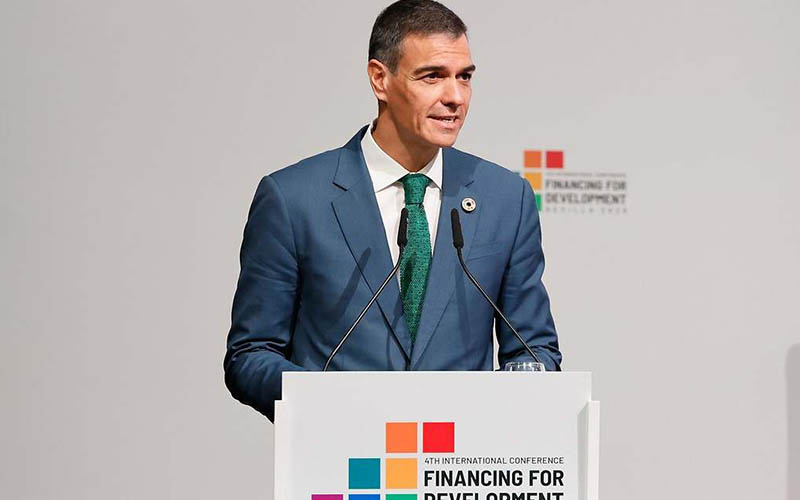 Sánchez anuncia una alianza con Reino Unido, Francia y Canadá para reducir deuda de países en desarrollo