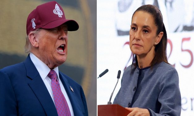 Trump arremete contra México en una fuerte carta a Sheinbaum