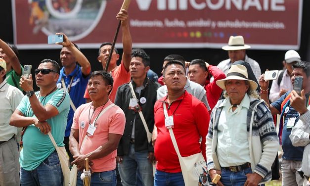 Dirigentes indígenas en diálogos para reducir el número de candidatos a la presidencia de la Conaie