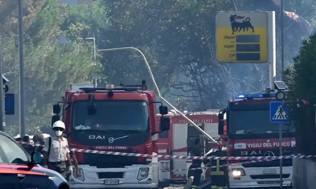 Explosión de gasolinera deja 45 heridos en Roma